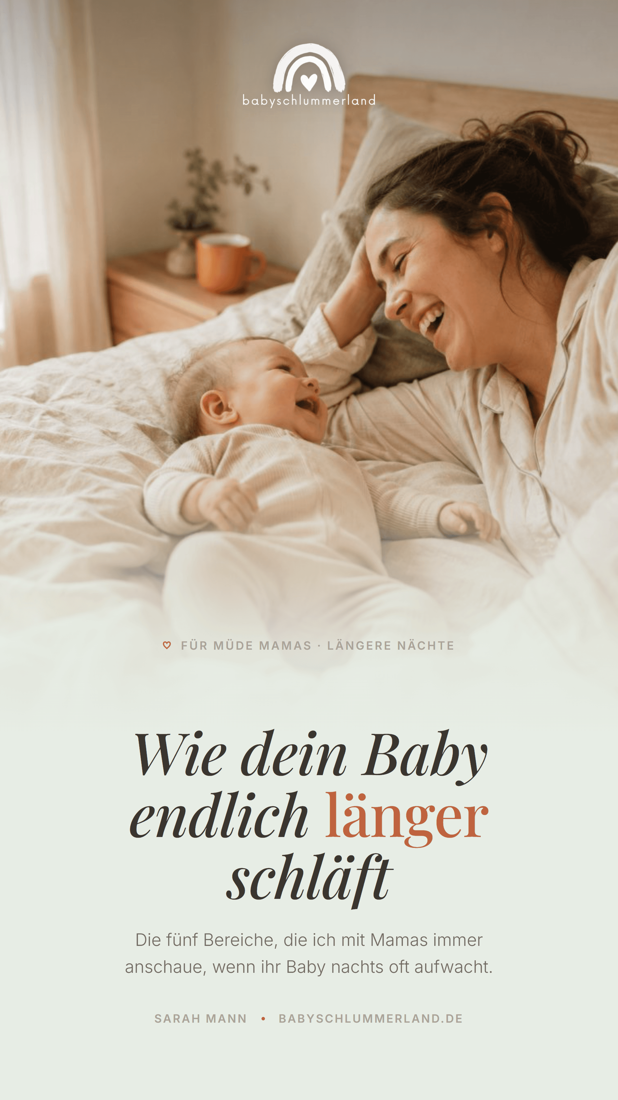 Cover: Wie dein Baby endlich länger schläft