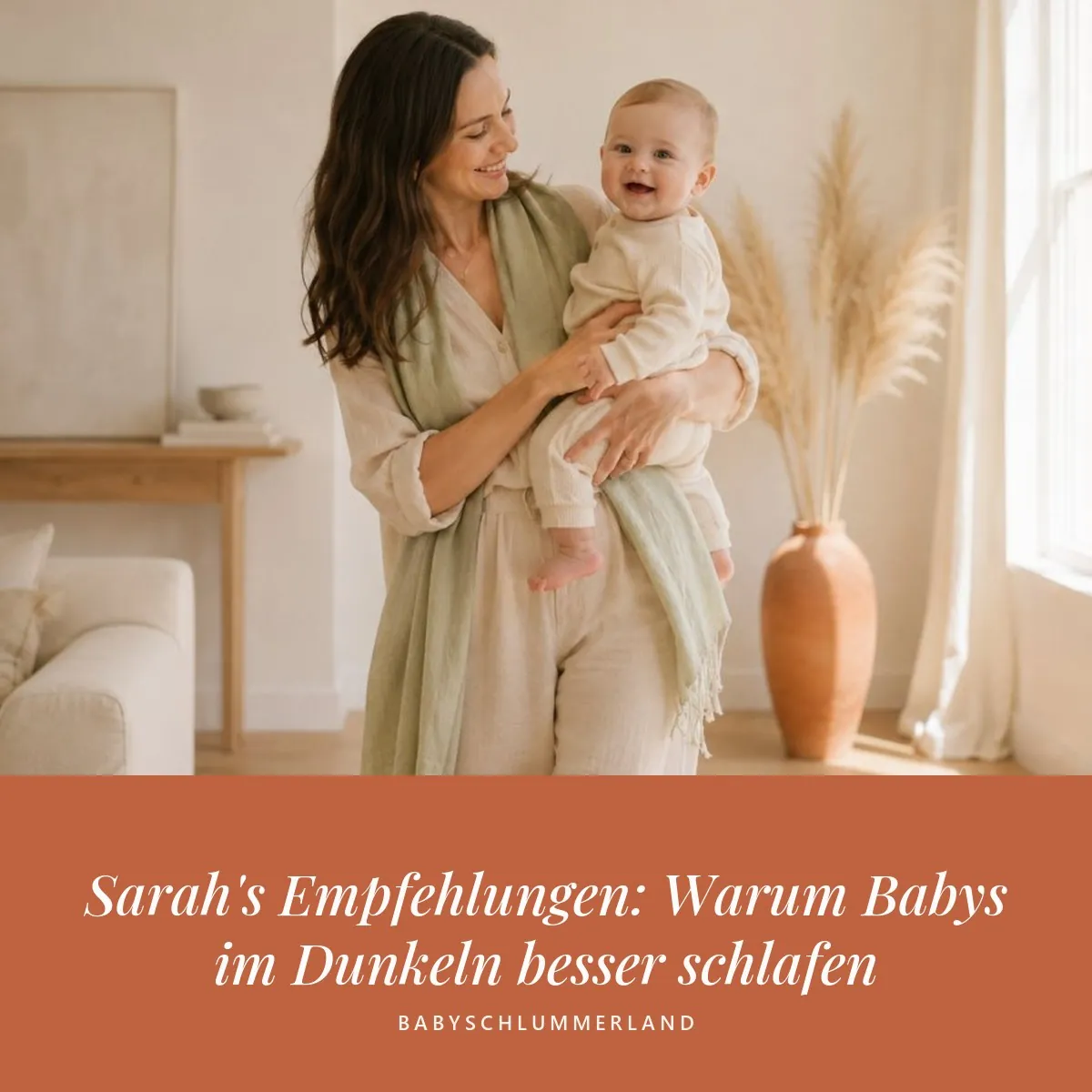 Sarah's Empfehlungen: Warum Babys im Dunkeln besser schlafen
