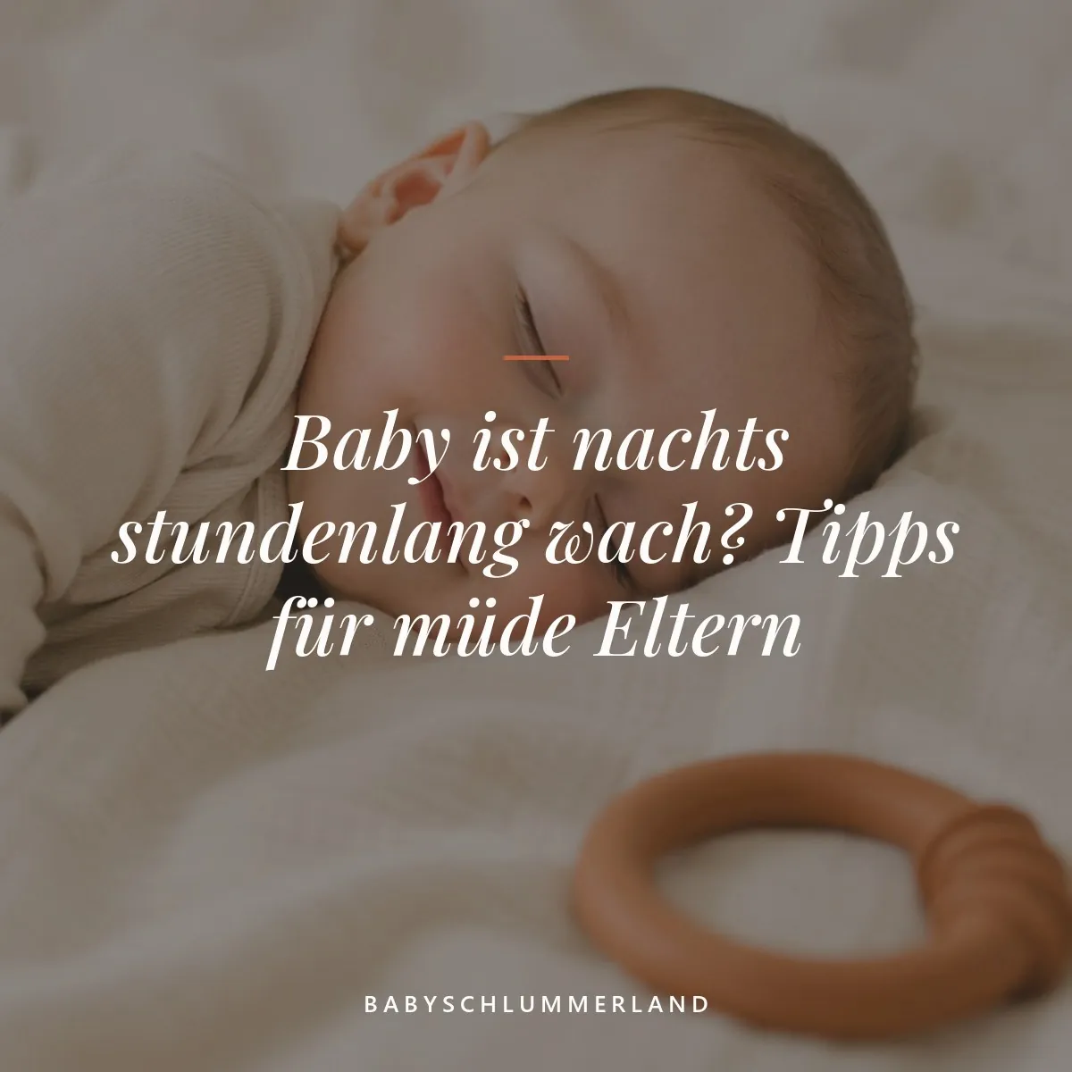 Baby ist nachts stundenlang wach? Tipps für müde Eltern